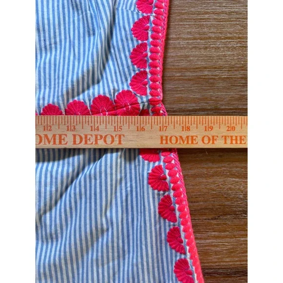 Vineyard Vines Pink and Blue Striped Dress - Picture 5 of 7